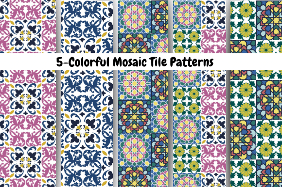 Colorful Mosaic Tile Patterns