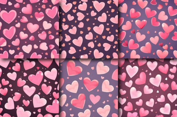 Cute Pink Hearts Patterns: Infuse Your Designs with Love
