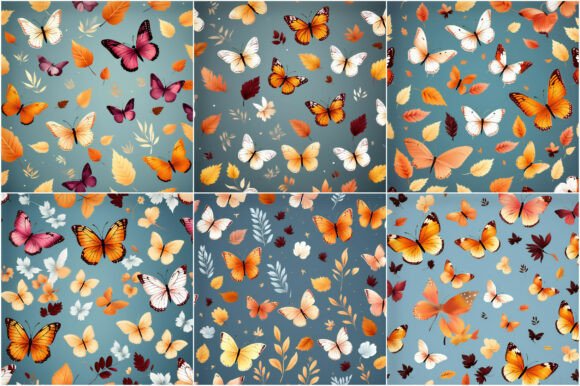 Embrace the Season: The Allure of Fall Cute Butterflies Patterns for Creative Projects