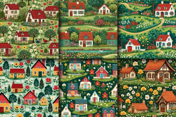 Embracing the Serenity of Country Cottagecore Patterns in Modern Design