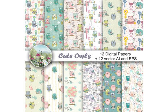 Vector Seamless Patterns with Owls: A Practical Guide to Digital Paper Assets