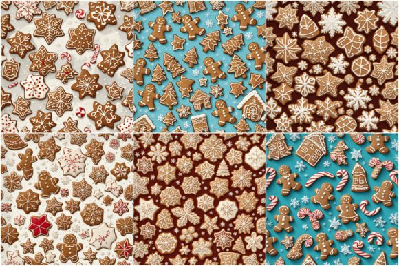 Winter Gingerbread Patterns